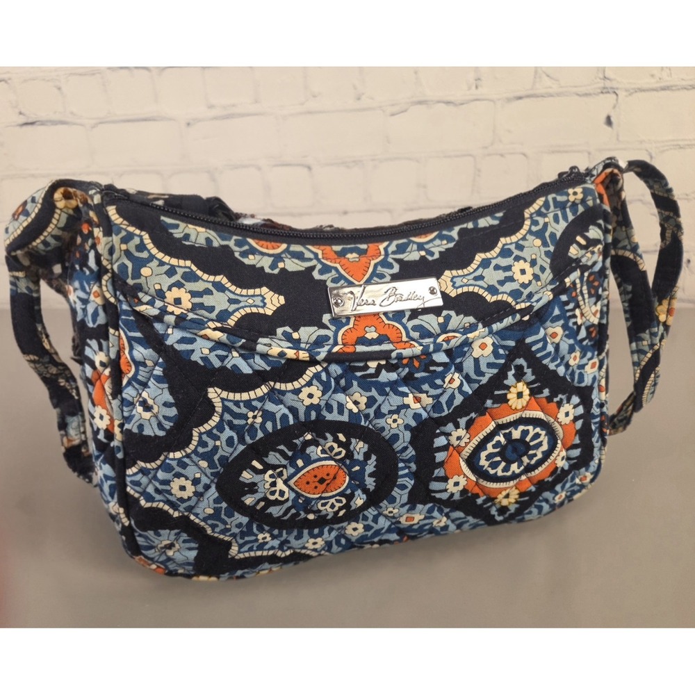Vera Bradley Retired Marrakesh Pattern Crossbody Bag Small Shoulder Quilted 9x6